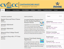 Tablet Screenshot of cv.edu