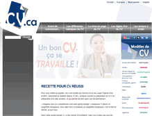 Tablet Screenshot of cv.ca